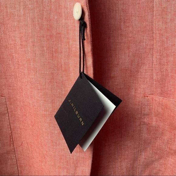 NWT J.Hilburn Cotton Linen Blazer Size 55 - Picture 2 of 5